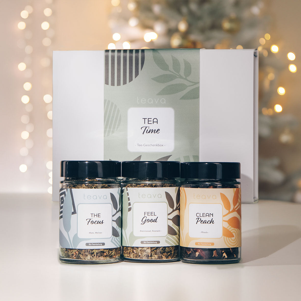 "Mixed"-Geschenkbox Bio Tee, 3er-Set