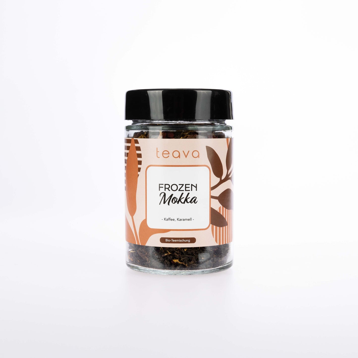 Kaffee und Karamell Bio-Eistee ohne Zucker