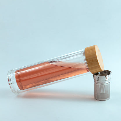 Bio-Tee Geschenkbox 6er-Set + 400ml Glasflasche *Bundel